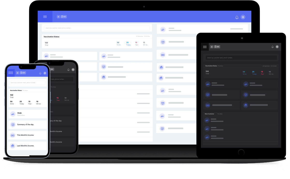 Veterian Cloud Veterinary Software Dashboard - Patient Records and Appointments