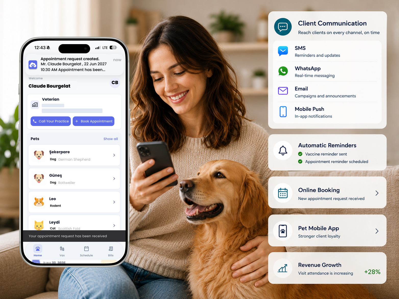 Check Pet Health with Veterian Pet